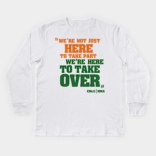 Conor McGregor (Take Over) Kids Long Sleeve T-Shirt